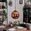 Gastor Suspension, Boule lumineuse, Suspension Cuivré, 1 lumière