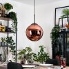 Gastor Suspension, Boule lumineuse, Suspension Cuivré, 1 lumière