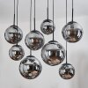 Gastor Suspension, Boule lumineuse, Suspension Fumé, 8 lumières