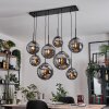 Gastor Suspension, Boule lumineuse, Suspension Fumé, 8 lumières