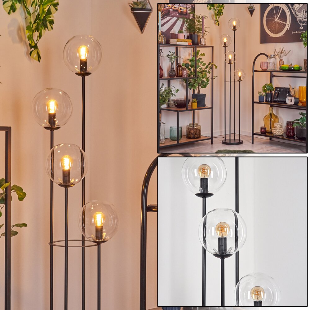 Gastor Lampadaire 30 cm Clair, 4 lumières main product photo
