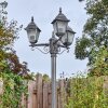 Naofe Réverbère, Eclairage de chemin Noir, Argenté, 3 lumières