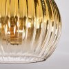 Koyoto Plafonnier, Boule lumineuse 30 cm Or, Noir, 3 lumières