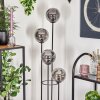 Gastor Lampadaire 30 cm Bois clair, Noir, 4 lumières