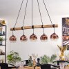 Ripoll Suspension, Boule lumineuse, Suspension Écru, Noir, 5 lumières