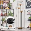 Gastor Lampadaire 30 cm Bois foncé, Noir, 3 lumières Gastor Lampadaire 30 cm Bois foncé, Noir, 3 lumières
