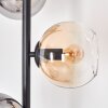 Koyoto Lampadaire Ambre, Clair, Fumé, 3 lumières