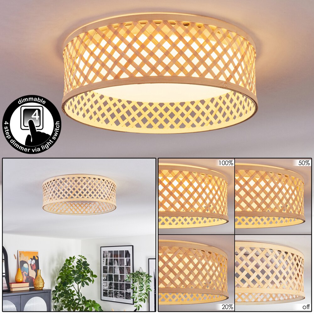 Barroco Plafonnier LED Écru, Blanc, 1 lumière main product photo