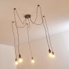 Suspension Tenna Gris, 5 lumières