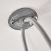 Suspension Tenna Gris, 5 lumières