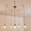Suspension Tenna Gris, 5 lumières