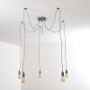 Suspension Tenna Gris, 5 lumières