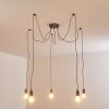 Suspension Tenna Gris, 5 lumières