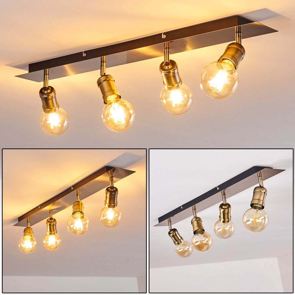 Plafonnier Lagunita Vieux laiton, 4 lumières main product photo