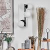 Chehalis Boule lumineuse, Applique murale Blanc, 3 lumières