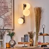 Chehalis Boule lumineuse, Applique murale Blanc, 3 lumières