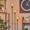 Gastor Lampadaire 30 cm Bois clair, Noir, 3 lumières