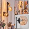 Chehalis Boule lumineuse, Applique murale Ambre, 3 lumières