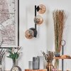 Chehalis Boule lumineuse, Applique murale Ambre, 3 lumières