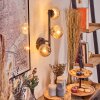 Chehalis Boule lumineuse, Applique murale Ambre, 3 lumières