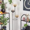 Koyoto Lampadaire 30 cm Bois clair, Noir, 3 lumières
