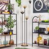 Koyoto Lampadaire 30 cm Bois clair, Noir, 3 lumières