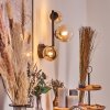 Chehalis Boule lumineuse, Applique murale 23 cm Ambre, Clair, 3 lumières