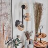 Chehalis Boule lumineuse, Applique murale 23 cm Ambre, Clair, 3 lumières