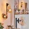 Chehalis Boule lumineuse, Applique murale Ambre, Clair, 3 lumières