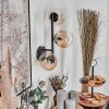 Chehalis Boule lumineuse, Applique murale Ambre, Clair, 3 lumières