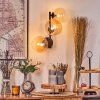 Chehalis Boule lumineuse, Applique murale 33 cm Ambre, Clair, 3 lumières