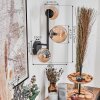 Chehalis Boule lumineuse, Applique murale Ambre, 3 lumières