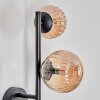 Chehalis Boule lumineuse, Applique murale Ambre, 3 lumières