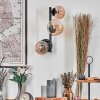 Chehalis Boule lumineuse, Applique murale Ambre, 3 lumières