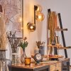 Chehalis Boule lumineuse, Applique murale Ambre, 3 lumières