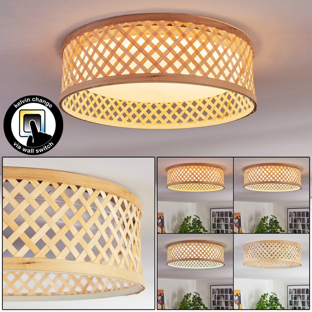 Barroco Plafonnier LED Écru, Blanc, 1 lumière main product photo