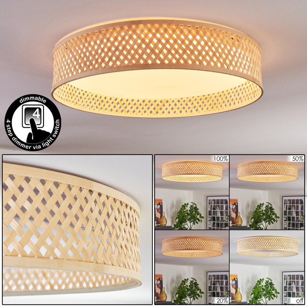 Barroco Plafonnier LED Écru, Blanc, 1 lumière main product photo