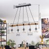 Ripoll Suspension, Boule lumineuse, Suspension Écru, Noir, 5 lumières