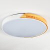 Cadaixo Plafonnier LED Écru, Blanc, 1 lumière, Télécommandes