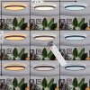 Sofo Plafonnier LED Noir, 1 lumière, Télécommandes