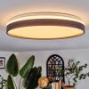Sofo Plafonnier LED Noir, 1 lumière, Télécommandes