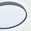 Sofo Plafonnier LED Noir, 1 lumière, Télécommandes