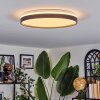 Sofo Plafonnier LED Noir, 1 lumière, Télécommandes