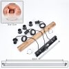 Ripoll Suspension, Boule lumineuse, Suspension Écru, Noir, 3 lumières