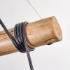 Ripoll Suspension, Boule lumineuse, Suspension Écru, Noir, 5 lumières
