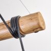 Ripoll Suspension, Boule lumineuse, Suspension Écru, Noir, 5 lumières