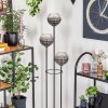 Koyoto Lampadaire 30 cm Bois clair, Noir, 3 lumières