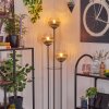 Koyoto Lampadaire 30 cm Bois clair, Noir, 3 lumières