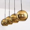 Koyoto Suspension, Boule lumineuse, Suspension Or, 4 lumières