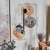 Chehalis Boule lumineuse, Applique murale Ambre, Fumé, 3 lumières